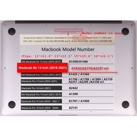 KSK KAISHEK Compatible with MacBook Air 13 Inch Case Retina Display 2018-2021 Release A2337 m1 A2179 A1932, Plastic Hard Shell & Black Keyboard Cover, Van Gogh Starry Night