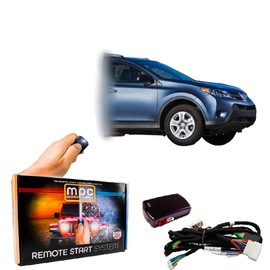 MPC Remote Start Kit for Toyota RAV4 2013-2018 || Plug and Play || Push to Start Vehicles Only || 5 Minute Install || Press Lock 3X to Start