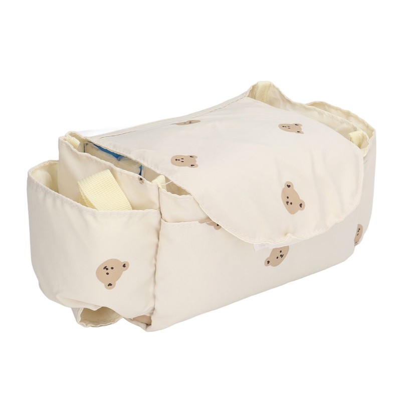 Baby Stroller Bag Stylish Portable Multipurpose Large Capacity Multiple Compartments