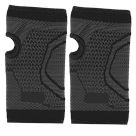 Ipetboom 2pcs Compression Wrist Sleeve Breathable Wrist Support for Weightlifting Gym and Riding Comfortable Material Black Xl for Carpal Tunnel and Tendonitis Recovery