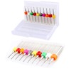 KEWAYO 10pcs PCB Drill Bits Set Spiral Flute Carbide 0.3mm-1.2mm