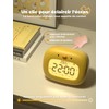YISSVIC Kids Digital Alarm Clock, 3 Alarms, 12/24 Hour, Snooze,