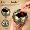 Creative Ashtray with Lid Portable Small Round Ash Tray for