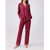 Ekouaer Womens Pajamas Set 2 Piece Button Down Sleepwear Soft