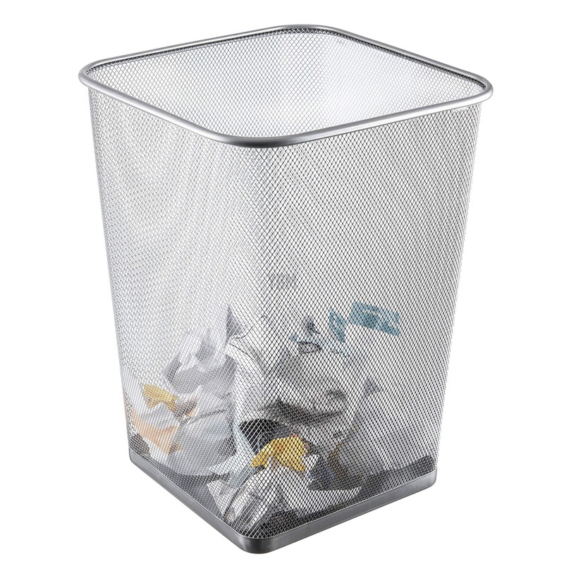 YBM HOME Mesh Wastebasket Trash Can for Home and Office