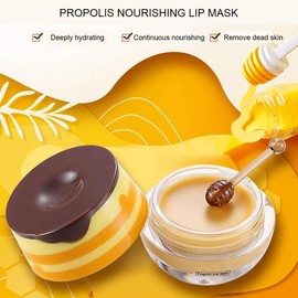 Mascarilla Hidratante Para Labios, Gel Para El Cuidado De Los Labios Para Eliminar La Piel Muerta, Aclarar Las Líneas De Los Labios, Nutritiva Antiarrugas Con Pincel