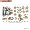 GRAZDesign Wall Sticker Christmas Set Forest Animals as Sticker Wall,