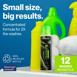 Grangers Down Wash Kit | Down Wash 10 oz Concentrate and 3 Reusable Dry Balls To Restore Down Loft