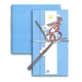 F-111 Celebration Bag Made of Handkerchief, Blue Dots