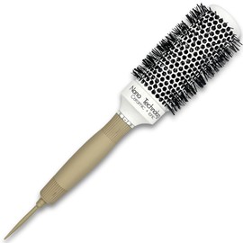 Round Hair Brush for Professional Blow Drying - Ceramic Ionic Thermal Barrel Brush for Blowouts and Precise Styling - Lightweight (1.7 Inch)