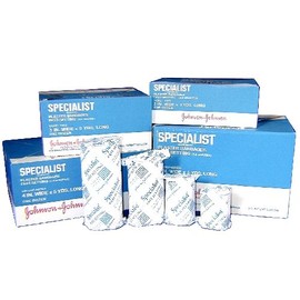Johnson and Johnson Specialist Extra-Fast Setting Plaster Casting Bandage, 5"x5yd (12 pk)
