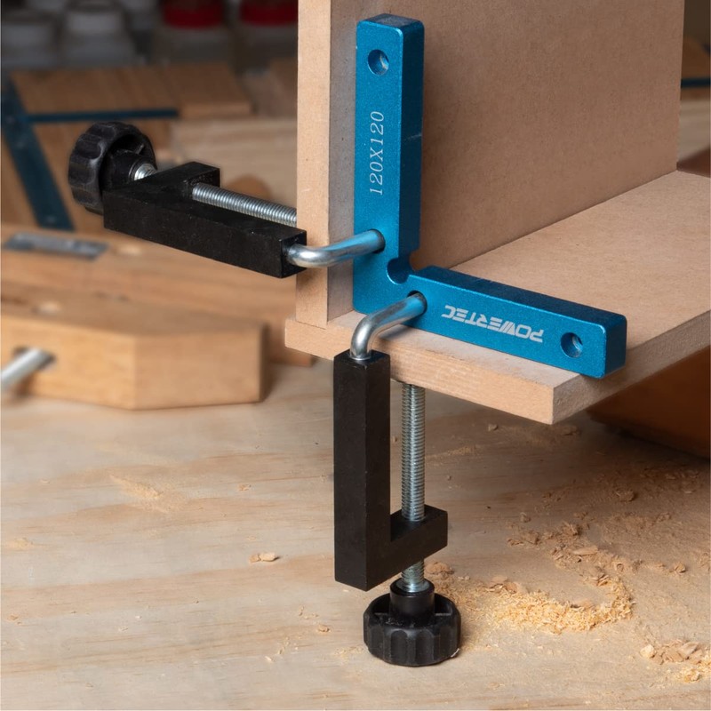 POWERTEC Universal Fence Clamps for Woodworking, Compatible with Table Saw,