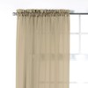 Style Master Elegance - Par de Cortina Transparente, Elegancia, Bisqué