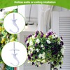AIEX 4 Sets Ceiling Hooks, Plant Hooks for Ceiling with