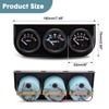 BREADEEP 52mm 3 in 1 Car Auto Gauge Kit (Volt