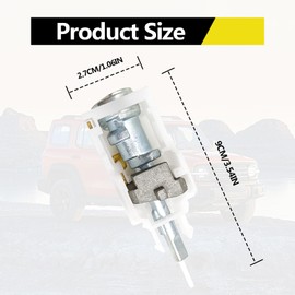 NOTISH Ignition Switch Actuator Pin, Compatible with 1997-2007 Jp Wrangler Liberty Grand Cherokee 1995-2005 D0dge Neon Chrysler PT Cruiser Sebring Plymouth 4690492AB, 4664099, 924704, 4690493