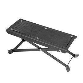 DIMAVERY Guitar Footstool Black | Foot Grid for Guitar