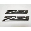 OEM 2pcs 2019-2023 Chevy Silverado Z71 Emblem OEM Fender Gloss