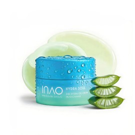 INAO Skincare - Hydra Soul 24h Hydro Gel Cream | Face Cream with Niacinamide & Aloe Vera | For All Skin Types | 24-Hour Hydrated Skin | Light, Refreshing, Soothing