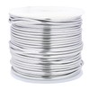 2mm Silver Aluminum Craft Wire 12 Gauge 131 Feet Bendable