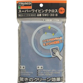 TRUSCO su-pa-waipingukurosu 300 mm × 300 mm Blue