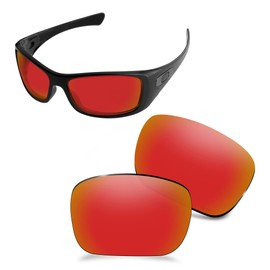 AOZAN ANSI Z87.1 Replacement Lenses Compatible with Oakley Hijinx Sunglasses, A010EU-EFIRE, A010EU-EFIRE, Electric Crimson Polarised