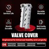 MITZONE Aluminum Valve Cover Compatible with 2014-2018 Jeep 2013-2016 Dodge