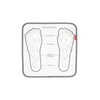 KIKKERLAND KAR43 Foot Massager Mat, White, W12.6 x D12.6 x