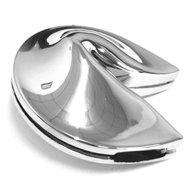 Ya.x Metal Fortune Cookie Box Charm Gold Paper Message Wedding Bridal Shower House Warming Gifts and Souvenirs