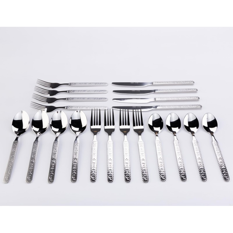 Ranch Brands 20-piece Stainless Steel Western Silverware Set by Cowboy