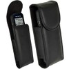 iGadgitz Black Genuine Leather Case Cover for Sony ICD-PX312 Digital