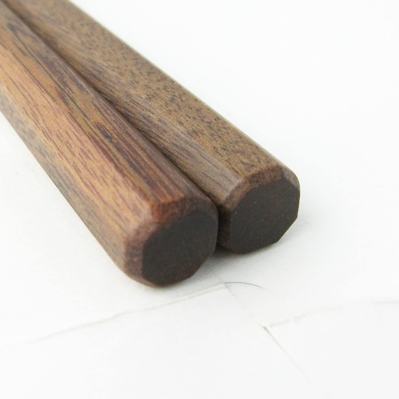Nagao Chopsticks Octagonal 9.3 inches (23.5 cm) Wooden Iron Wood
