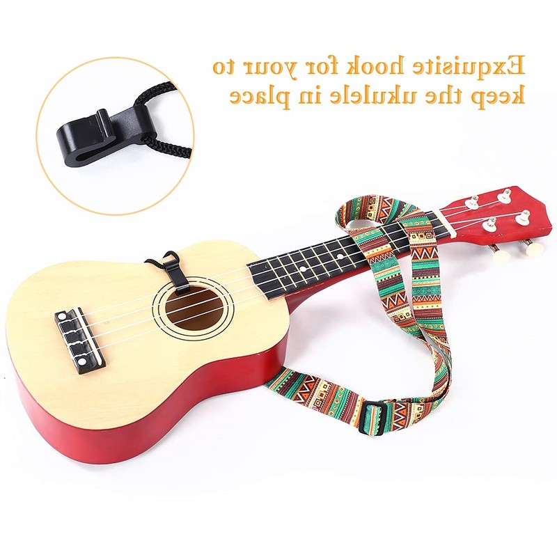Ukulele Shoulder Strap Adjustable Nylon Ukulele Belt Sling With Hook