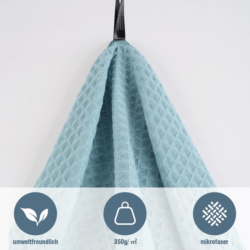 KinHwa Set of 2 Microfibre Towels | Soft, Lightweight &