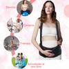 Cinturón de Maternidad con Correas de Soporte,Faja Embarazo Soporte Ajustable,Transpirable
