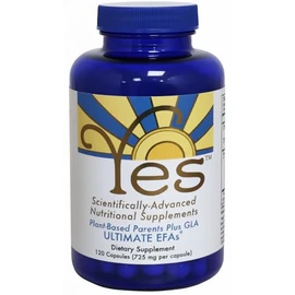 Yes Parent Essential Oils ULTIMATE EFAs 120 Capsules, Based On The Peskin Protocol, Plant Based Organic Ingredients, Omega 3 6, Vegetarian So No Fishy