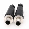 Eonvic M12 8 Pin Plug 12mm A-Code IP67 30V 2A