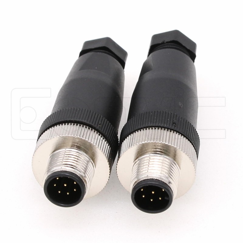 Eonvic M12 8 Pin Plug 12mm A-Code IP67 30V 2A