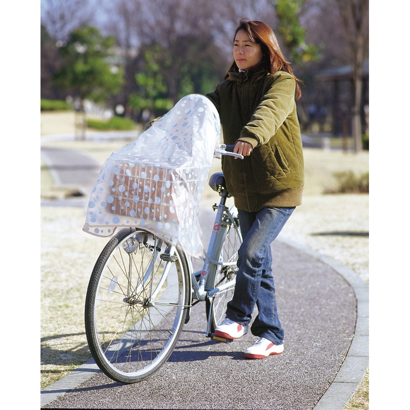 Bicycle Front Basket, Waterproof Hood Cover, Easy Installation, Removal, One-touch