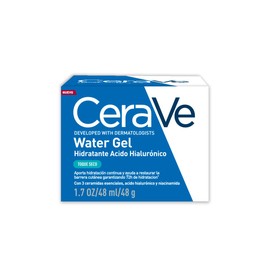 Water Gel Hidratante Ácido Hialurónico de CeraVe para una hidratación con efecto PLUMP, con 3 ceramidas idénticas a las de la piel, ácido hialurónico 