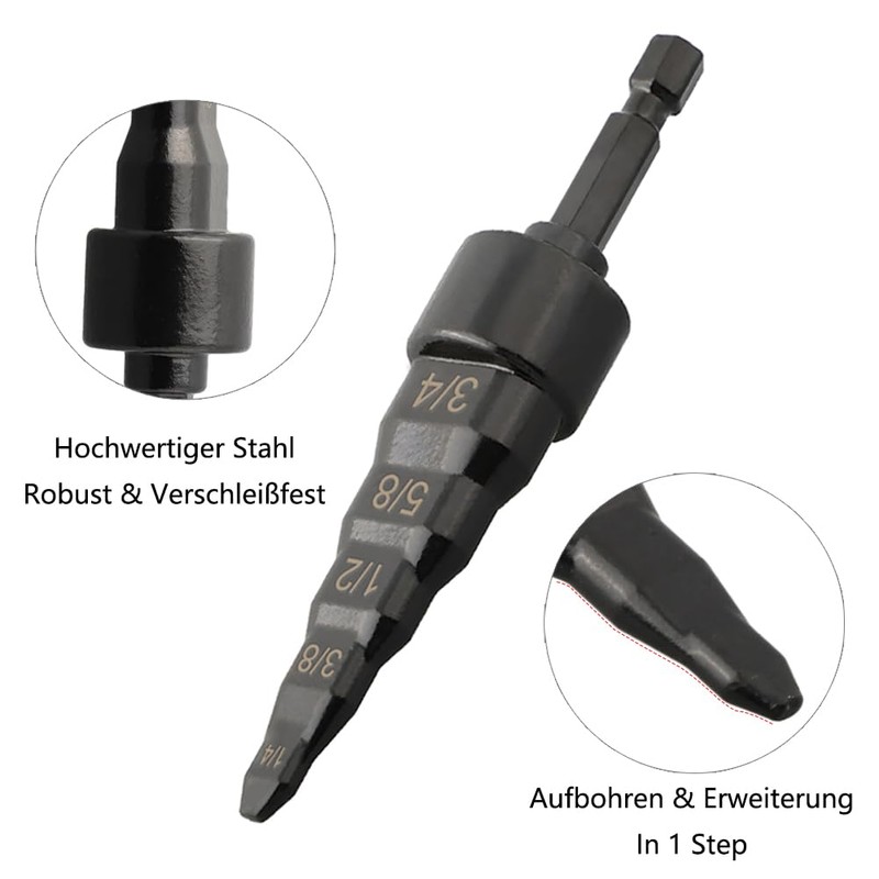 Saipor 2 Pieces 5 in 1 Copper Pipe Expander Tools,