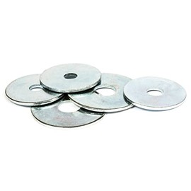 Large Flat Repair Washer Steel Penny Repair Mudguard Car Body Washers (Pack of 20) (M8 x 30mm x 1.5mm)