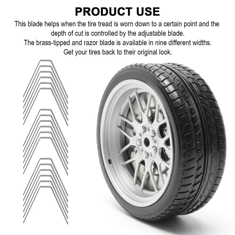 Aulpq Tire Groover Blade for Ideal Tire Groover Regroover #5
