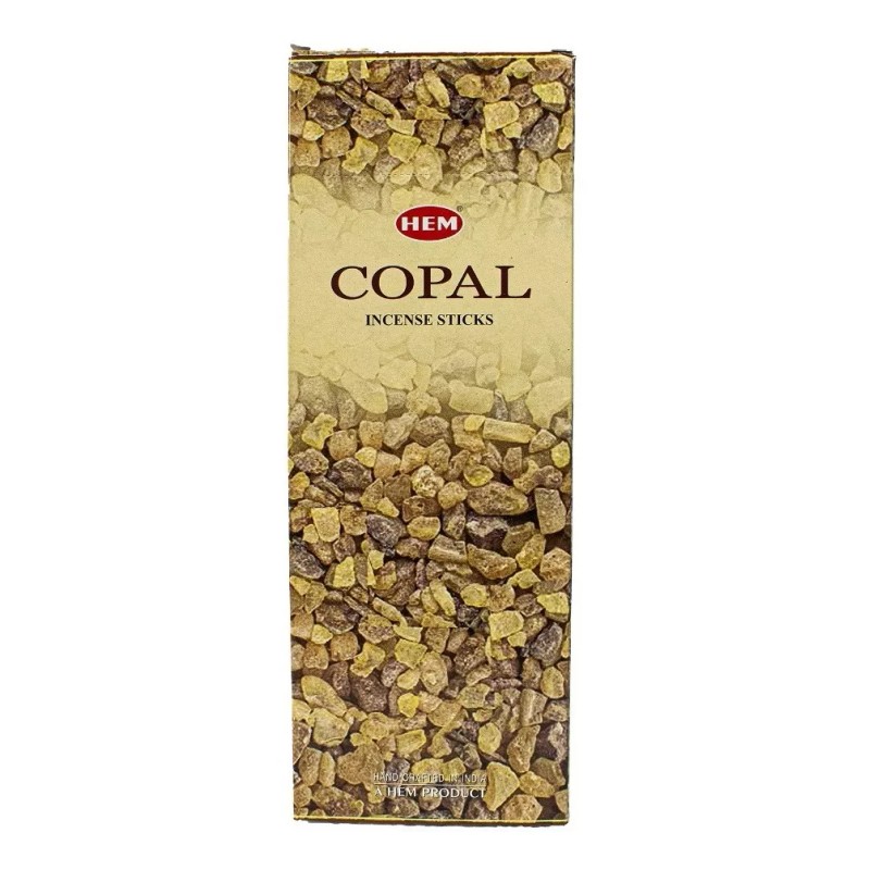 HEM Incienso Hexagonal Copal C/6 Tubos C/20 Varitas C/u