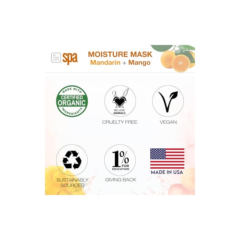 BCL Spa - Máscara hidratante para spa (16.0 fl oz,