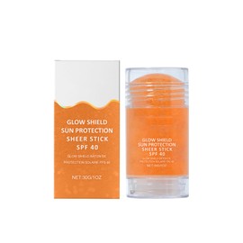 3-in-1 Super Glow Face & Body Oil Stick, Gold Sunscreen Body Glow Oil Strick, Spf 50 Broad Spectrum Sunscreen Strick Radiant & Shimmer Long Wearing and Non-Sticky, Vegan