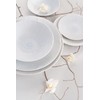 KULINA Tapas Teller ICE WHITE, 16,5 cm, Weiß, minimalistischer Stil,