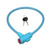 Relaxdays Children's Bicycle Lock, 2 Keys, 70 cm Long, Children's