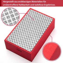 Glass Grinding x 4 Pieces Tile Grinding 60/100/200/400 Diamond Sanding Pad Tile Sanding Disc - Glass Polishing Wood Sanding Resin Sanding Block for Stones Glass Grinding Machine Sanding Pad Concrete