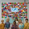 Over 200 World Flag Banners 71 Inch International Flags of
